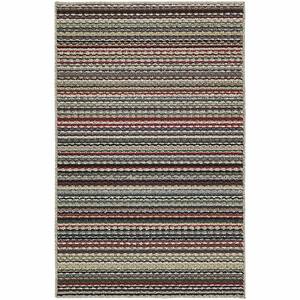 Carnival Stripe Random Multi 5 ft. x 7 ft. Area Rug