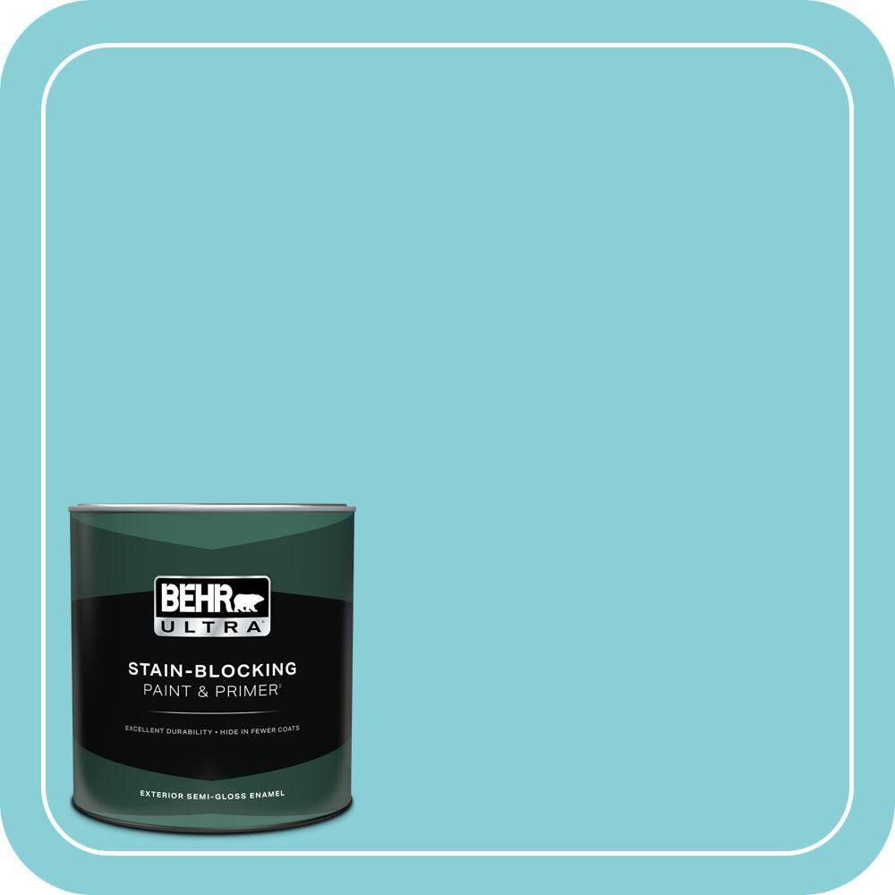 1 qt. Home Decorators Collection #HDC-MD-14 Sky Watch Semi-Gloss Enamel Exterior Paint & Primer price history on PriceWatchPro