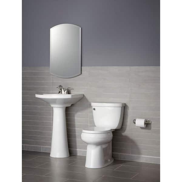 KOHLER Cimarron 22.8 in. x 18.88 in. Pedestal Bathroom Sink in White Vitreous China