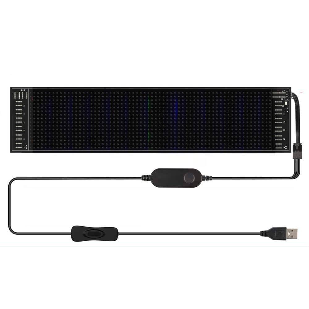 1.5 ft. 10-Watt LED Multicolor Shop Light Programmable LED Signs, Flexible 