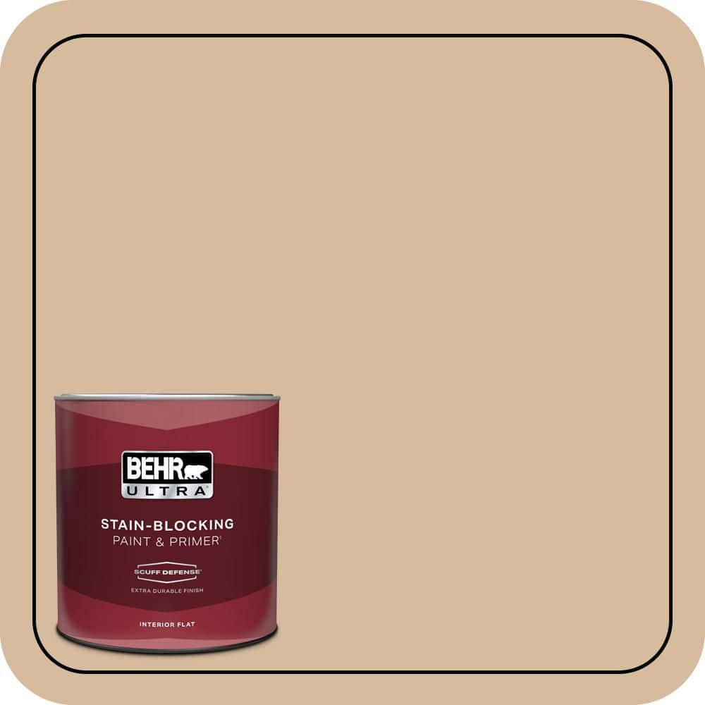 1 qt. #T18-06 Kombucha Extra Durable Flat Interior Paint & Primer price history on PriceWatchPro