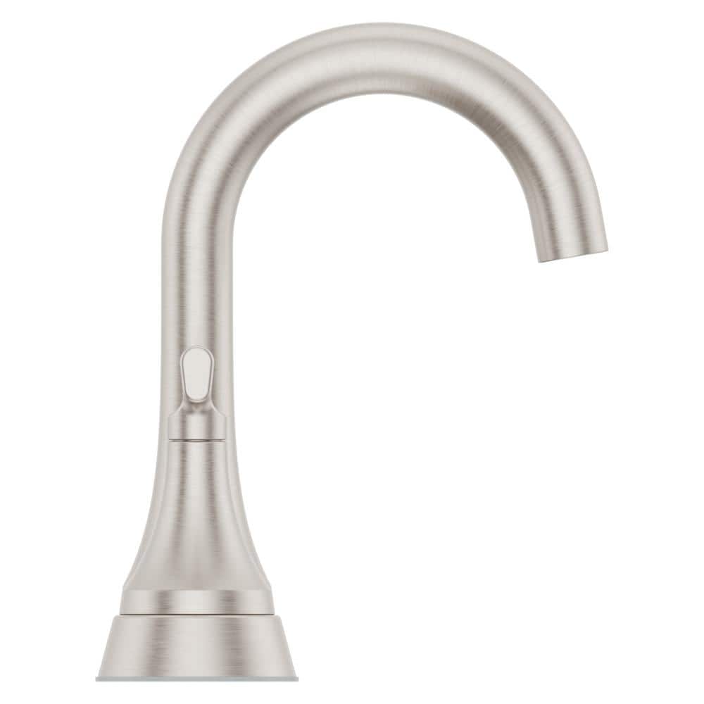 Spot Defense Brushed Nickel Double Handle Bathroom Faucet