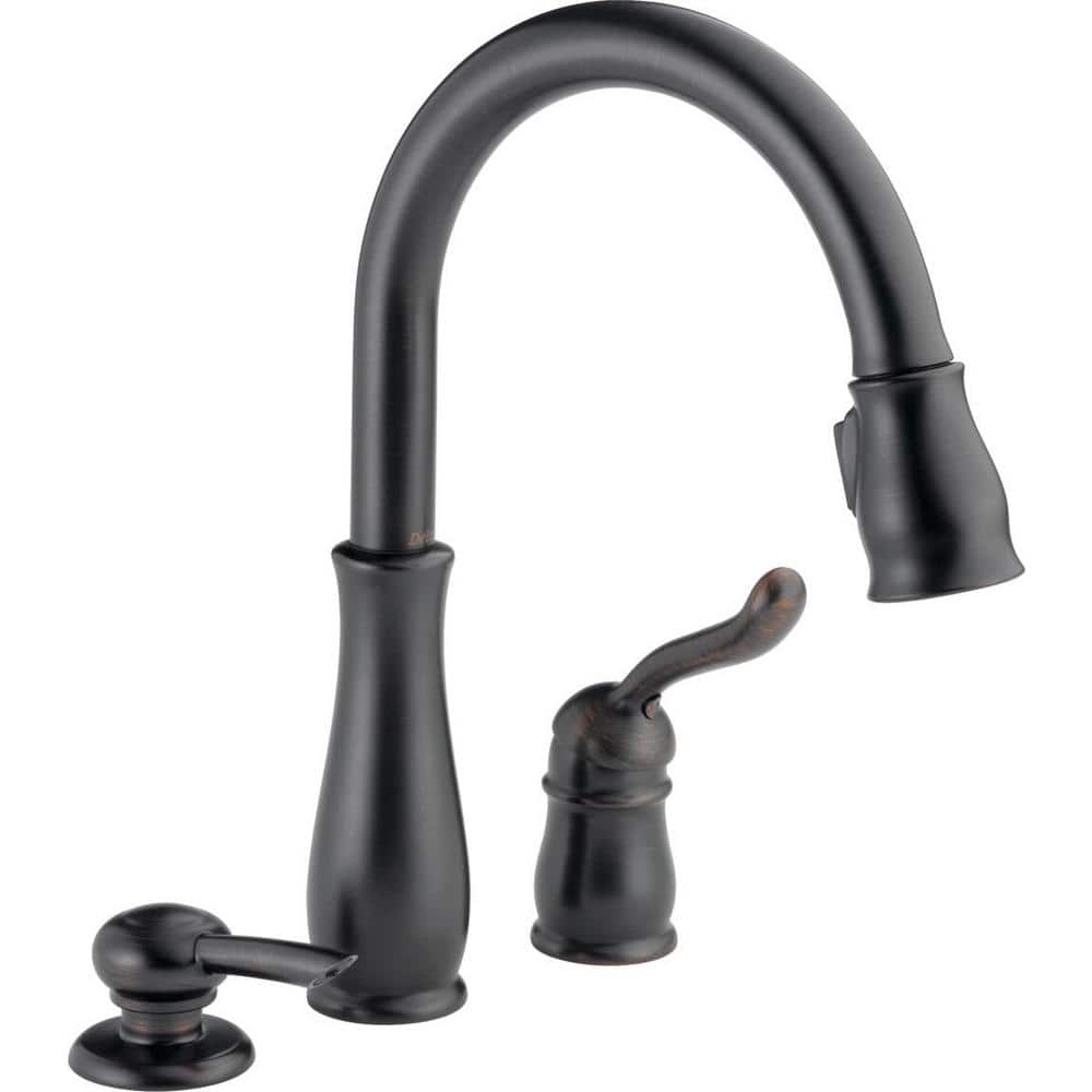 Venetian Bronze Pull-Down Kitchen Faucet with Spray