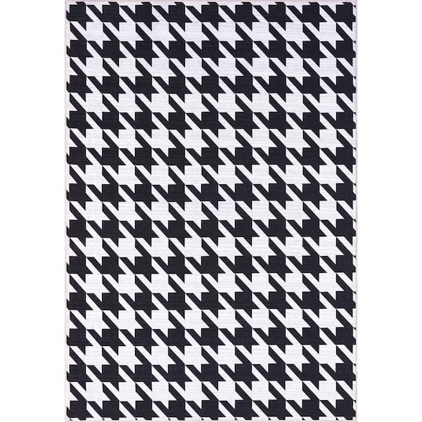 Abani Parker Ivory 7 ft. 9 in. x 10 ft. 2 in. Geometric Polypropylene Area Rug