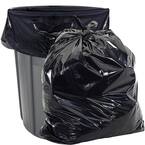 Aluf Plastics 45 Gal. Heavy-Duty Black Trash Bags - 40 In. X 47 In ...