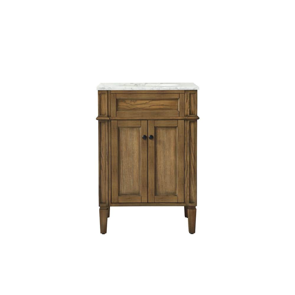 Timeless Home 24 in. W x 21.5 in. D x 35 in. H Single Bathroom Vanity in Dr