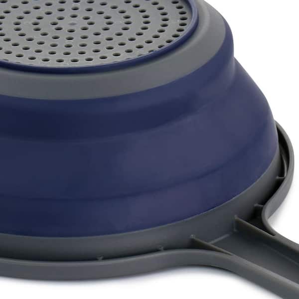 NEW Cook's Companion * BLUE * COLLAPSIBLE SILICONE Bakeware - SET