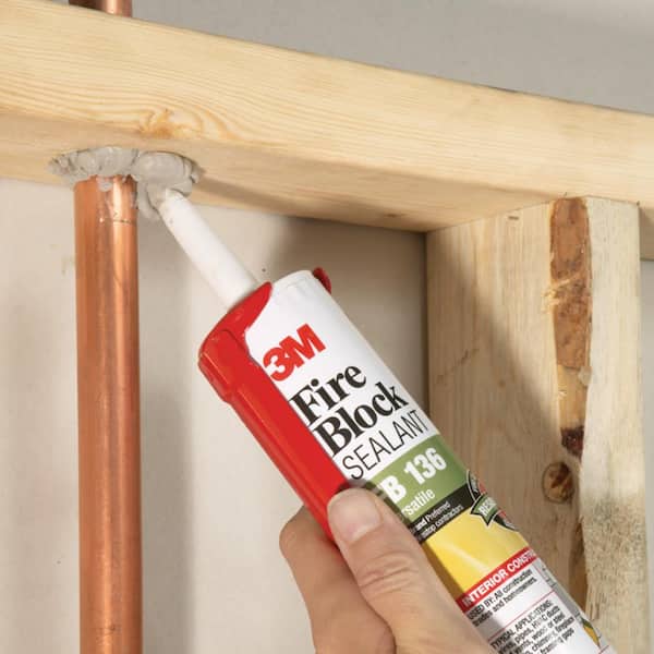 10.1 fl. oz. Gray Fire Block Specialty Sealant