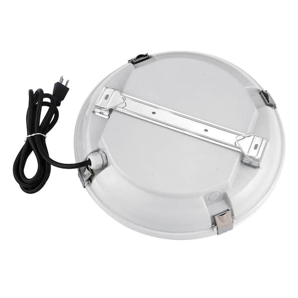 flush mount plug in ceiling light