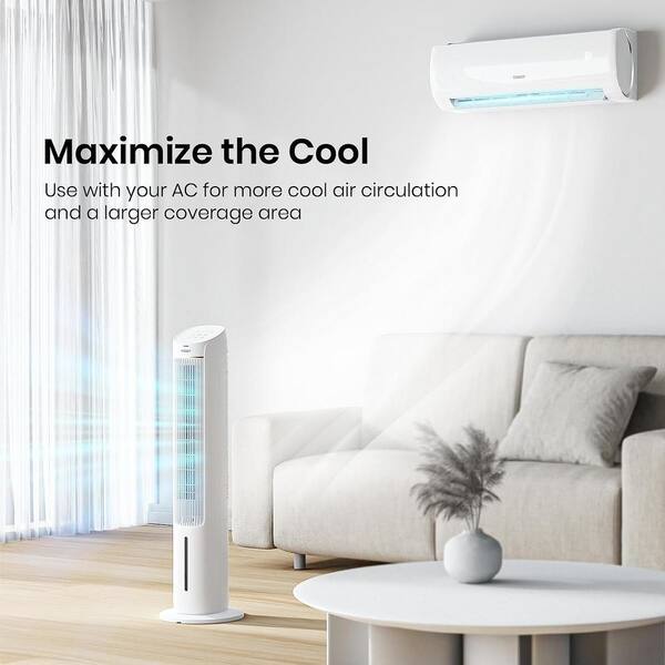 oscillating fan and ice air conditioner