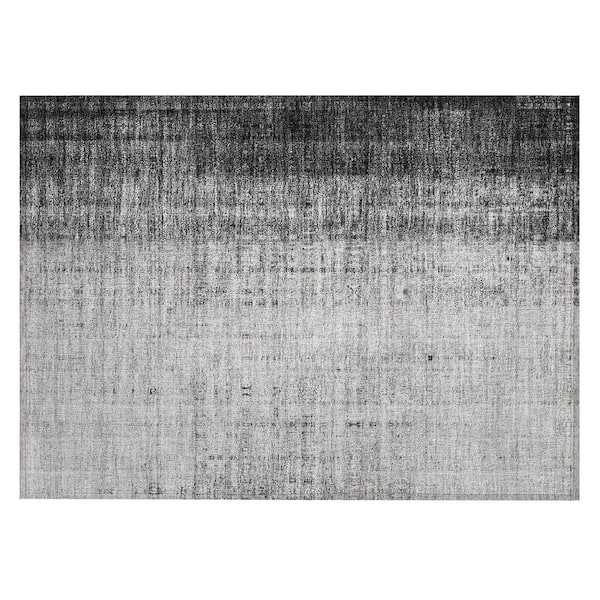 Chantille Machine Washable Indoor/Outdoor Abstract ACN2240 Gray 1 ft. 8 in. x 2 ft. 6 in. Accent Rug