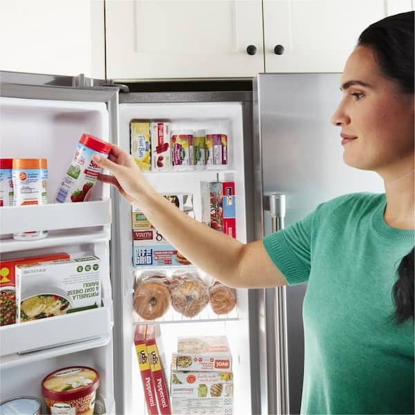 36 in. 24.9 cu. ft Stainless Steel Fingerprint Resistant Refrigerator 12