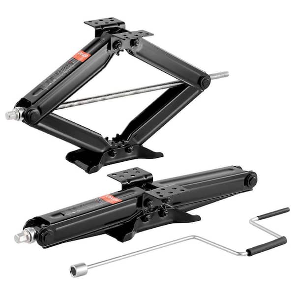 9000 lbs. RV Scissor Jacks, 4-23.4 in. RV Stabilizer Leveling Scissor Jacks, Set of 2, Heavy Duty Stabilizer Jack