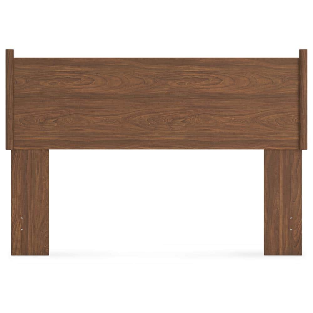 Queen Dark Brown Wood Platform Bed