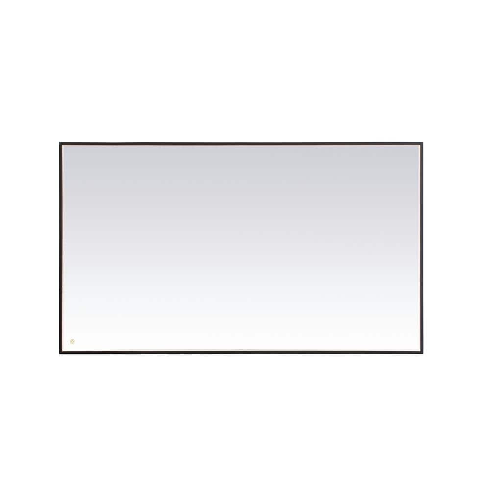 Timeless Home 72 in. W x 42 in. H Modern Rectangular Aluminum Framed LED Ba