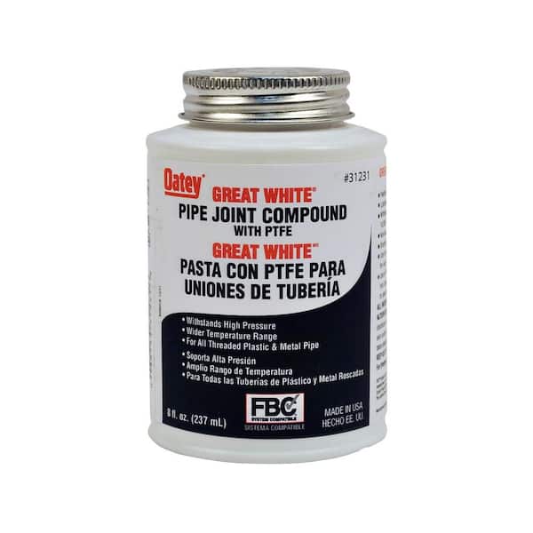 Oatey Great White 8 oz. Pipe Joint Compound