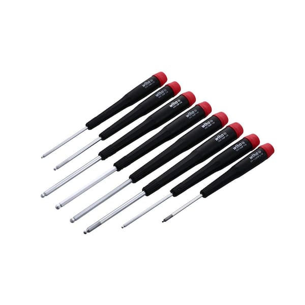 Precision Ball End Hex Screwdriver Set-Inch (8-Piece)