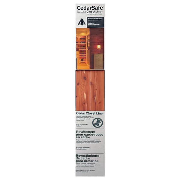 1/4 in. x 3-3/4 in. x Random Length Aromatic Red Cedar Shiplap Planking (15 sq. ft/pkg)