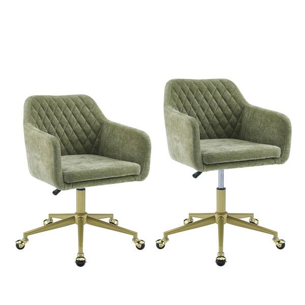 green color office chair