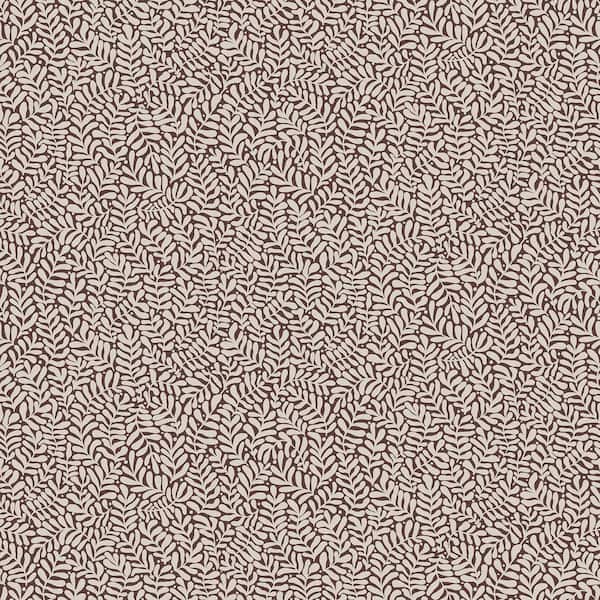 A-Street Prints Anna Purple Fern Trail Non Woven Paper Wallpaper Sample