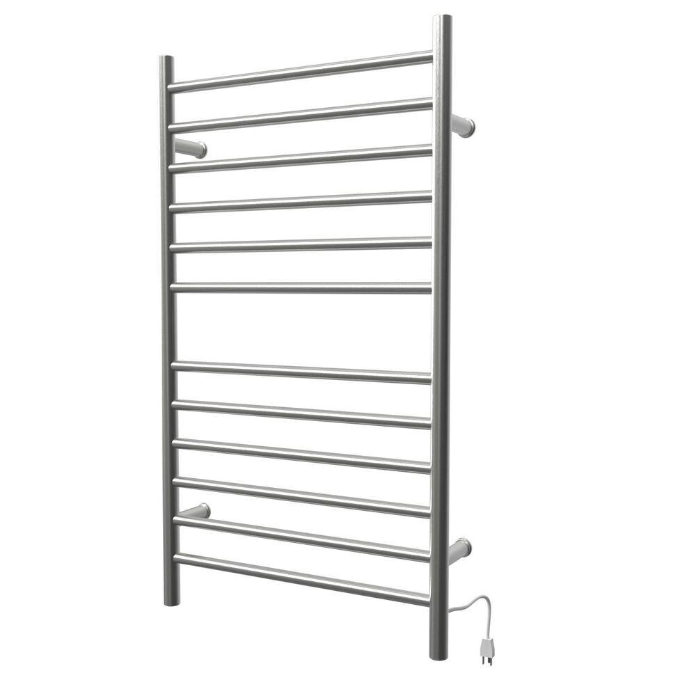 Radiant Polished Nickel Wall Mounted Electric Towel Warmer