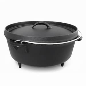 Lodge Cast Iron Dutch Oven with Bail Handle - The BBQ Allstars