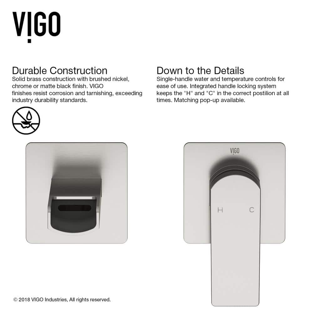 Modern Contemporary Black Nickel Wall Mounted Bathroom Faucet