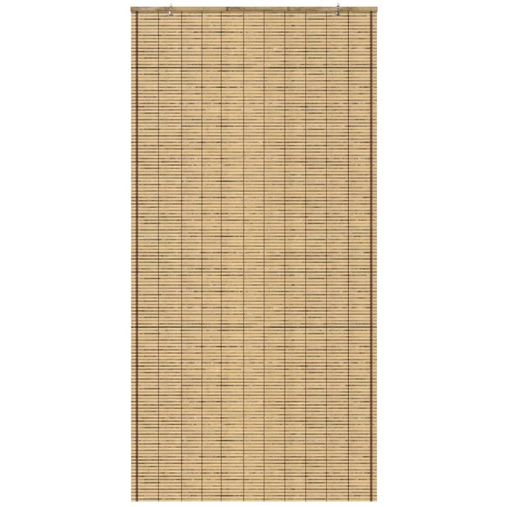 Oriental Furniture Burnt Bamboo Cordless Window Shade Tortoise 36 in. W x 72 in. L price history on PriceWatchPro