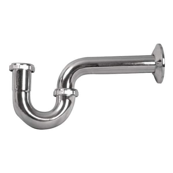 Oatey 1-1/4 in. Chrome-Plated Brass Sink Drain P-Trap