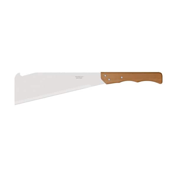 Tramontina 15" Carbon Steel Blunt Tip Straight Edge Blade Machete with Wood Handle