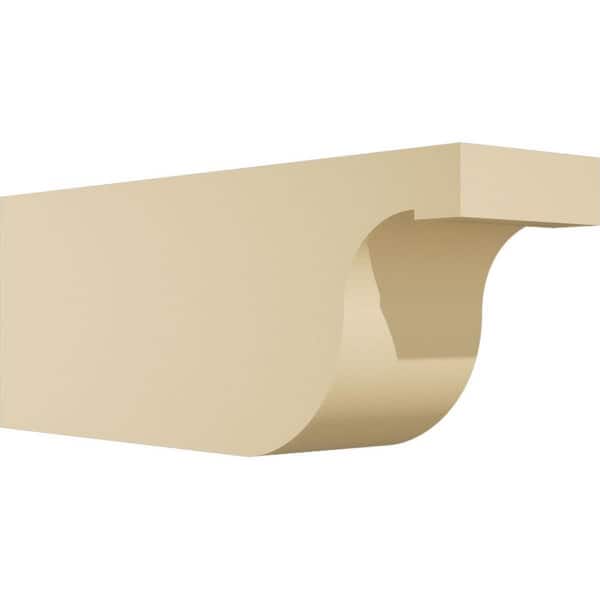 Ekena Millwork Standard Del Monte 4 in. W x 6 in. H x 16 in. D Signature Urethane Rafter Tail Outlooker