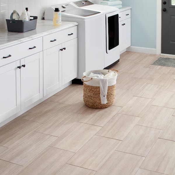 Daltile Rivermont Sand Matte 12 In X, Kitchen Ceramic Tile Home Depot