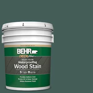 5 gal. #SC-114 Mountain Spruce Solid Color Waterproofing Exterior Wood Stain