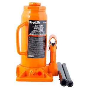 12-Ton Hydraulic Bottle Jack with Pump Handle