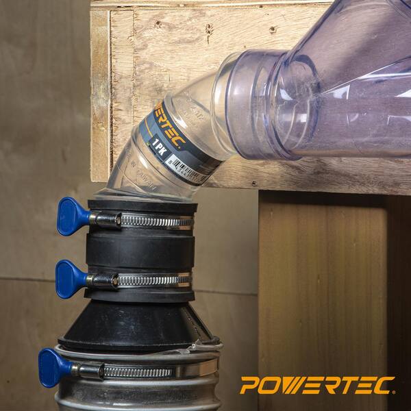 4 Dust Collection Fittings POWERTEC 4