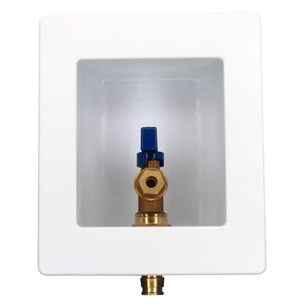 1/2 in. Brass PEX-A Barb Icemaker Outlet Box
