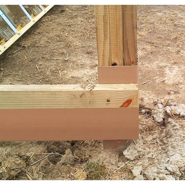 5 in. x 1.625 in. x 92 in. Skirt-Board Fence Rail Protector (Case of 6-Pieces)