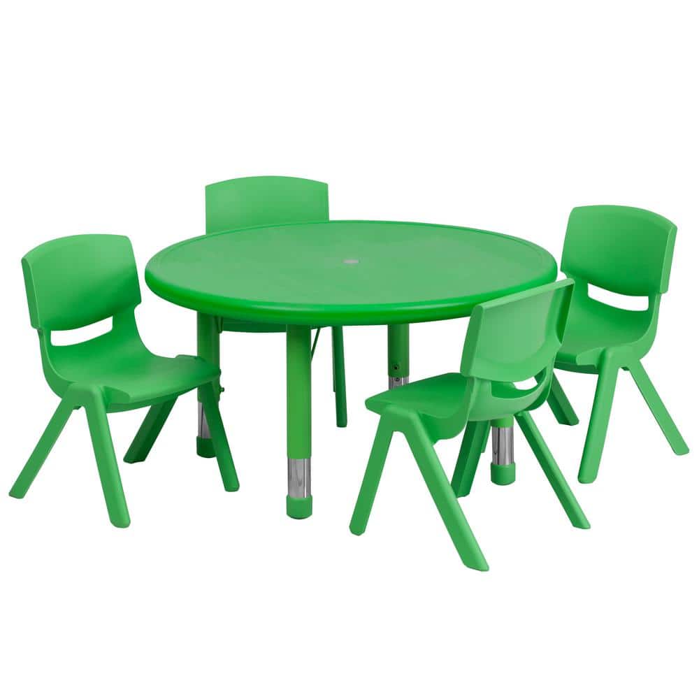 Carnegy Avenue Green 5Piece Table and Chair Set CGAYU9263GRHD