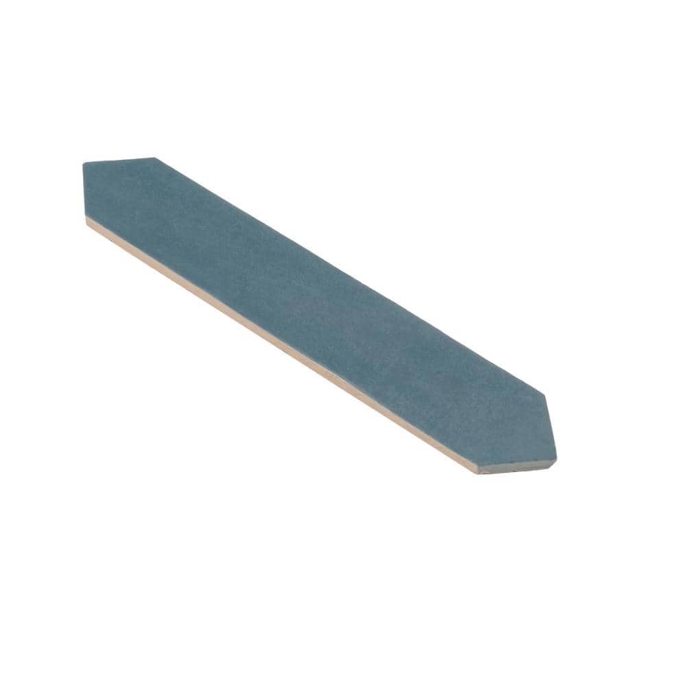 Navy Blue Matte Ceramic Picket Wall and Floor Tile