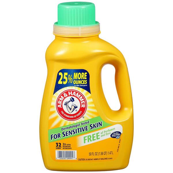 Arm and Hammer 50 oz. Liquid Laundry Detergent for Sensitive Skin (8-Pack)