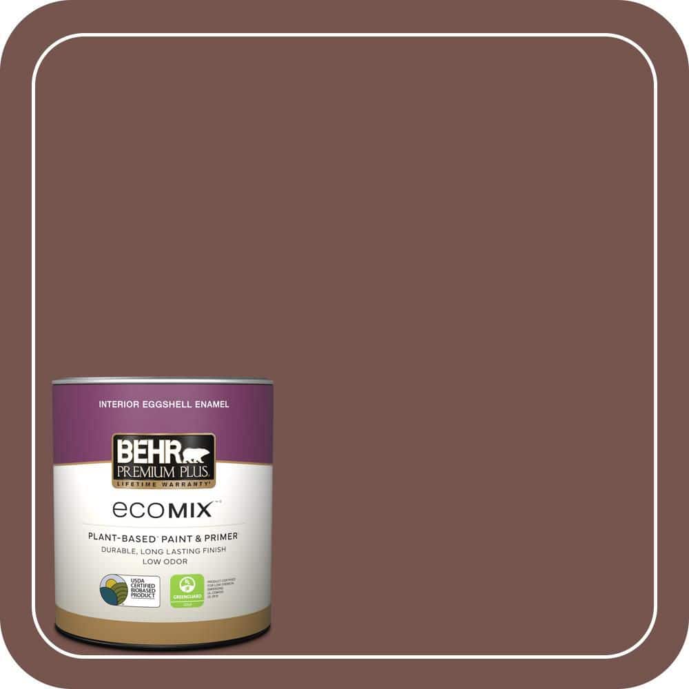 1 qt. #PPU2-20 Oxblood Eggshell Enamel EcoMix Plant-Based Interior Paint & Primer price history on PriceWatchPro