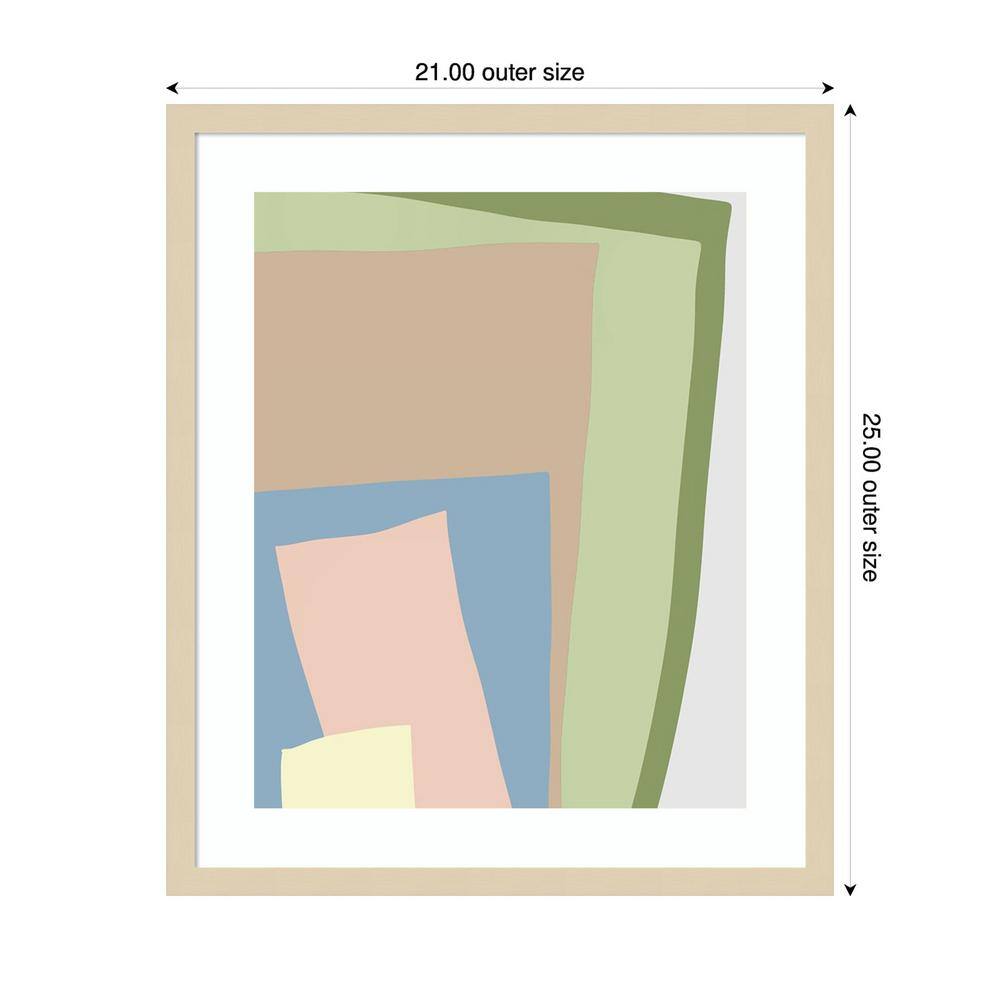 Oceanic Dreams Abstract Coastal Framed Wall Art Print