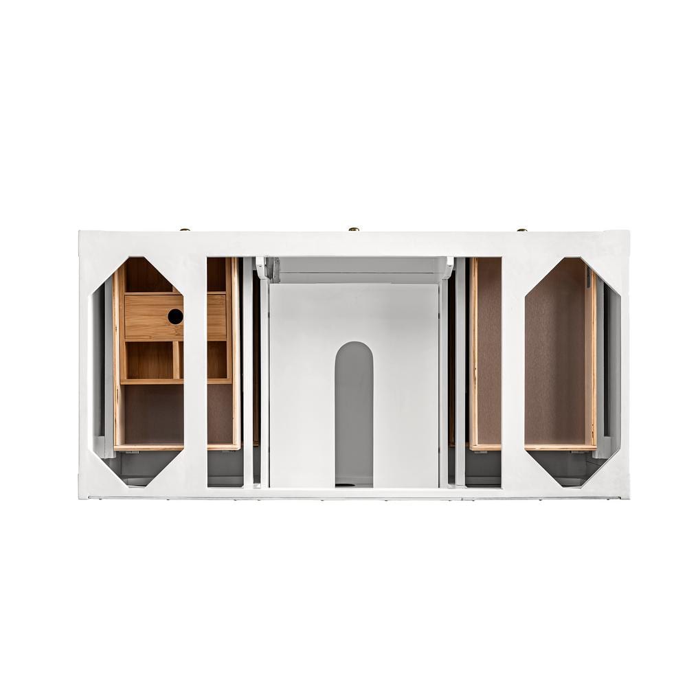 Breckenridge 48" White Solid Wood Single Vanity