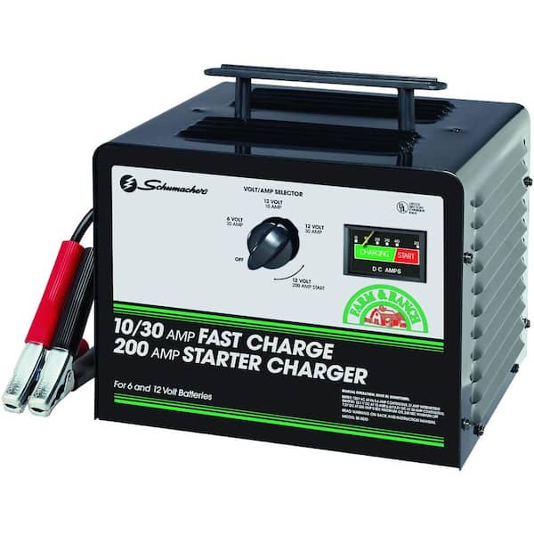 Schumacher 6/12-Volt Manual Bench Top Farm/Ranch Charger with Engine Start