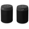 iLive Bluetooth 5.0 Wireless Speaker Pair in Black ISB2139B - The