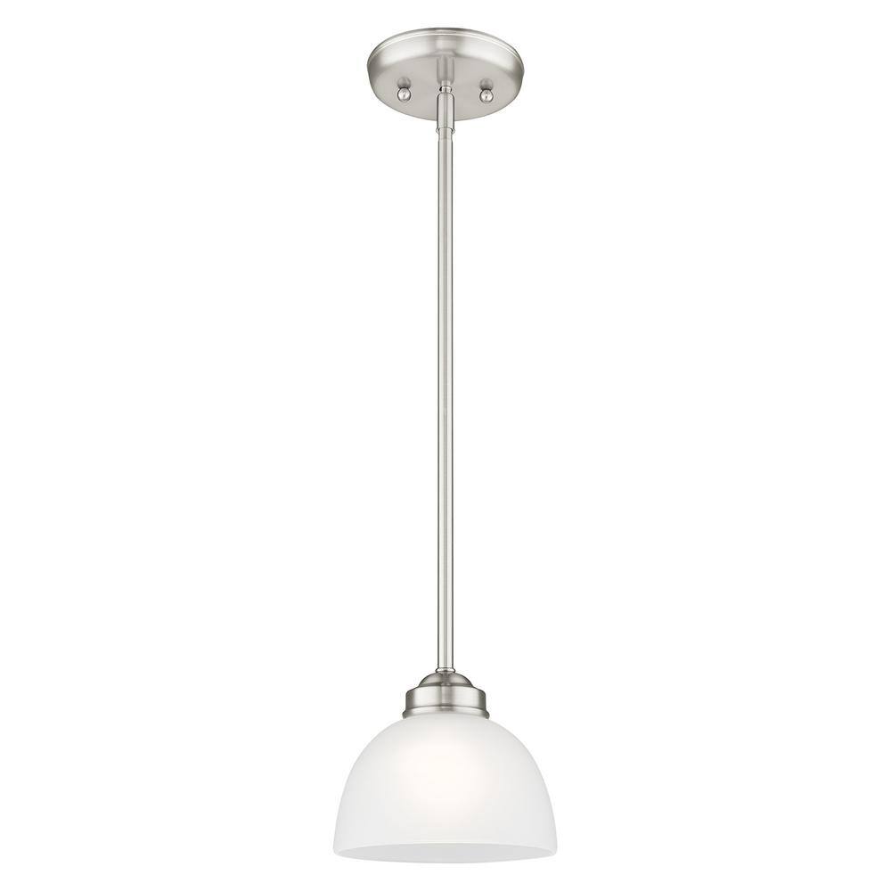 Somerset Sleek Contemporary Mini Pendant Light in Brushed Nickel