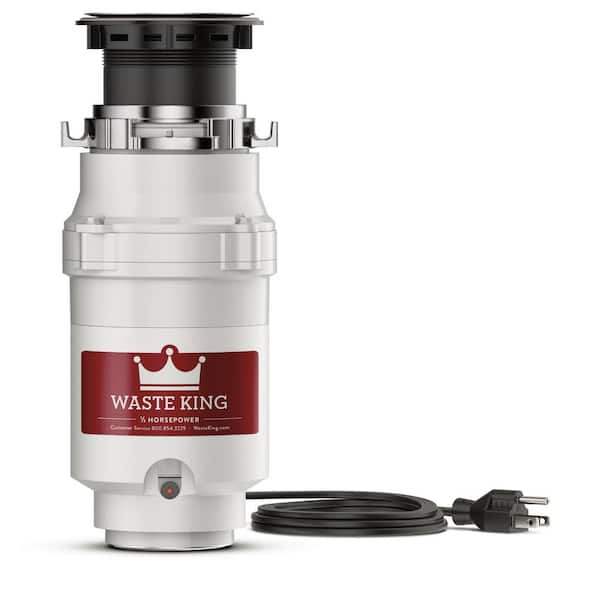 Waste King L-1001 Legend Series 1/2 HP Continuous Feed Garbage Disposal - 1