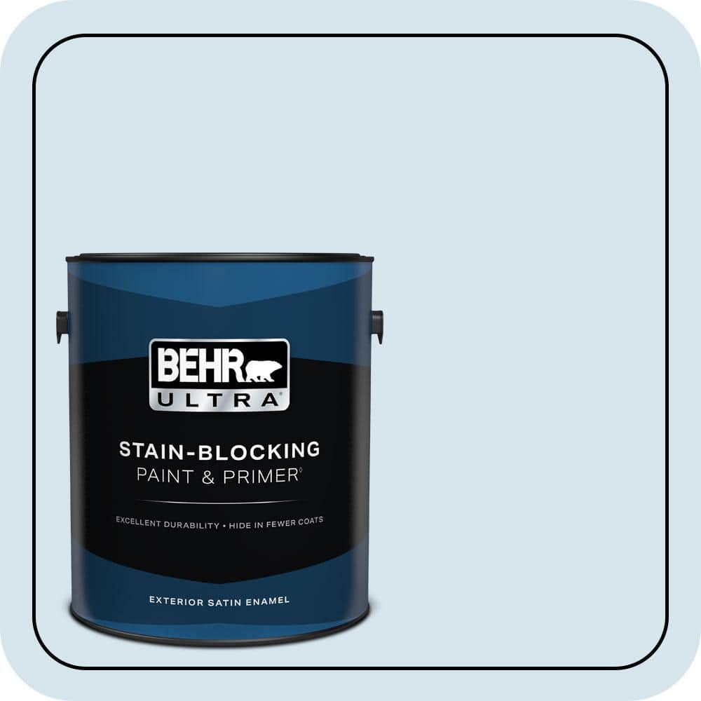 1 gal. #560C-1 Rain Water Satin Enamel Exterior Paint & Primer price history on PriceWatchPro