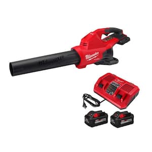 M18 FUEL Dual Battery 145 MPH 600 CFM 18V Brushless Cordless Handheld Blower & (2) 8.0Ah Battery, Dual Bay Rapid Charger