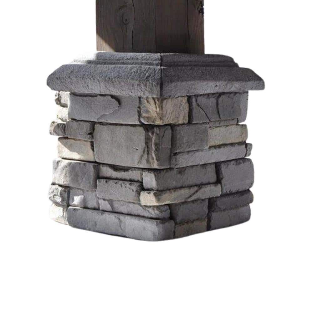 M-Rock 6 in. W x 6 in. L Grayson Manufactured Stone Panel Siding